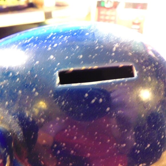 GRANITE LOOKING CERAMIC PIGGY BANK - "FOR the GRANDKIDS" - Picture 2 of 7